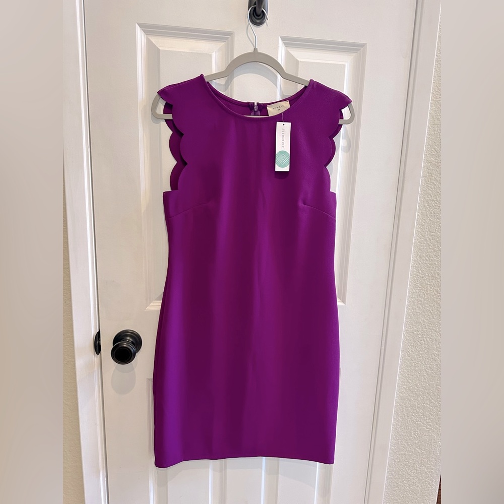 Stitch Fix Everly Scalloped Edge dress.